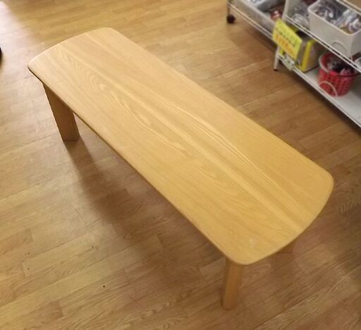 木製 ベンチ 幅120×奥行40×高さ41cm 2人掛け 椅子 イス いす 長椅子 腰掛 スツール 札幌市 豊平区 西岡
