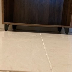 美品✨Nクリック ボックス ワイド2段(ミドルブラウン2) 脚付の画像