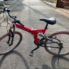 トニーノ・ランボルギーニ折畳自転車アルミWサスFD-MTB26（18speed） トニーノ・ランボルギーニ折畳自転車アルミWサスFD-MTB26（18speed）