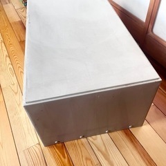 昭和レトロ　衣装ケース 収納ケース グリーンの画像