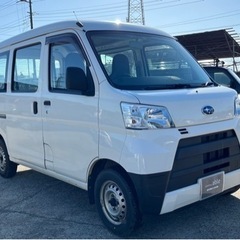 【支払総額27.8万円】h31年式サンバーバン（ハイゼット）4WD車検令和8年3月 機関良好 内外装良好 iストップ高年式軽バンの画像
