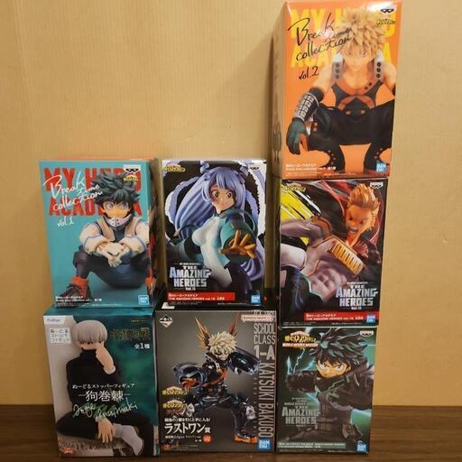 未開封 僕のヒーローアカデミア 呪術廻戦 フィギュア まとめ7体