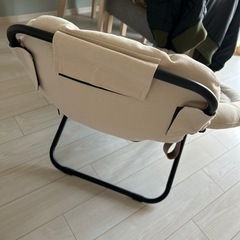 【値下げ】家具 ソファ 1人用ソファ+オットマンの画像