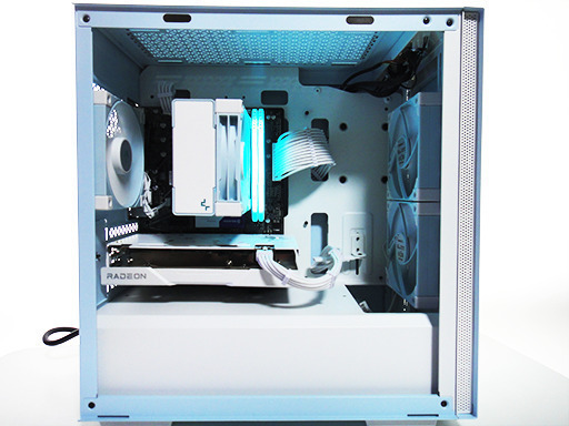 【原価割れ超お得！早い者勝ち】初音ミク（雪ミク）仕様自作ゲーミングPC / Ryzen5 5500 / RX6650XT / DDR4