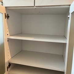 キッチンカウンター　キャスター付きの画像