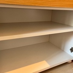 キッチンカウンター　キャスター付きの画像