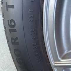 205/60R16　ベンツ純正スタッドレスホイール４本セットの画像