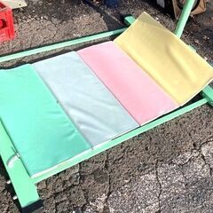子供用鉄棒 高さ調節可能！耐荷重150kg 運動器具 器械体操　簡易ブランコ付き！【ユーズドユーズ名古屋天白店】の画像