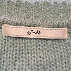 ef-de エフデ メンズ レディース ニット セーター size9の画像