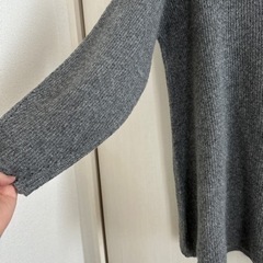 ボートネックニットワンピ　　　　　　の画像