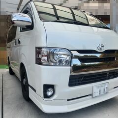 車中泊やファミリーカー、トランポに！ハイエースバン スーパーGL...