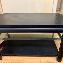 テレビ台　ダークブラック　少しキズの画像