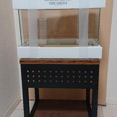 ADAキューブガーデン水槽 45cmとニッソースチール水槽台セット