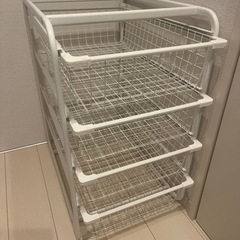 家具 収納家具 スチールラック　2点