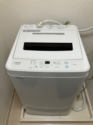 【受渡し予定済】洗濯機 maxzen 全自動電気洗濯機 JW60WP01 2019年製 6.0kg