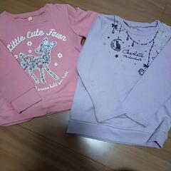 お洋服女120上着&110cmセットの画像