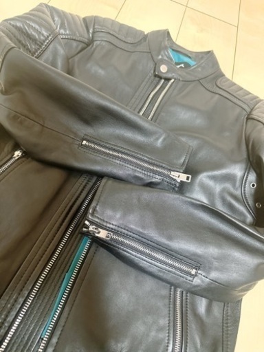 【美品】【本革】DIESEL×ライダースジャケット