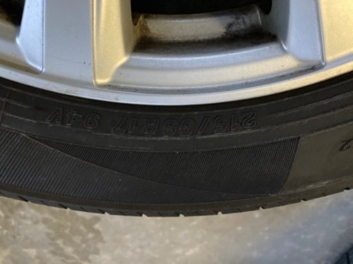 215/55 R17 タイヤホイール　ヴェゼル等