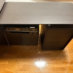 【購入者決定】【直接引き取り限定】ニトリ　システムデスク　キャネーラ　140の画像