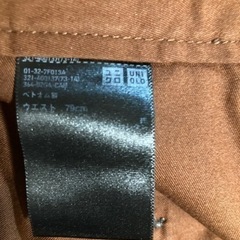 ユニクロ　メンズ　パンツ　ズボンの画像