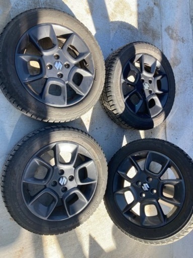 スズキ　クロスビー　純正ホイール　スタッドレス付　トーヨー　OBSERVE GIZ2 2022年購入　溝アリ　175/60R16