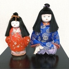 木目込み市松人形の画像