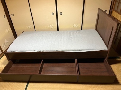 家具 ベッド シングルベッド「マットレス付き」