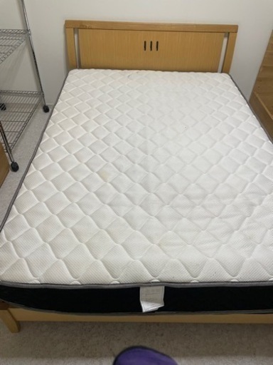 【引き取り限定】家具 ベッド ダブルベッド