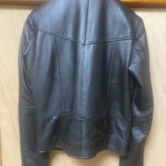 ダブルライダースジャケット　本革　メンズの画像