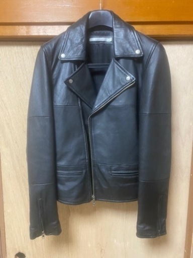 ダブルライダースジャケット　本革　メンズ