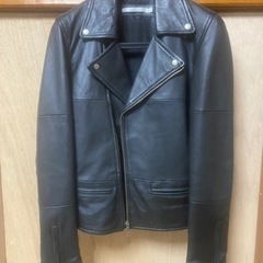 ダブルライダースジャケット　本革　メンズ