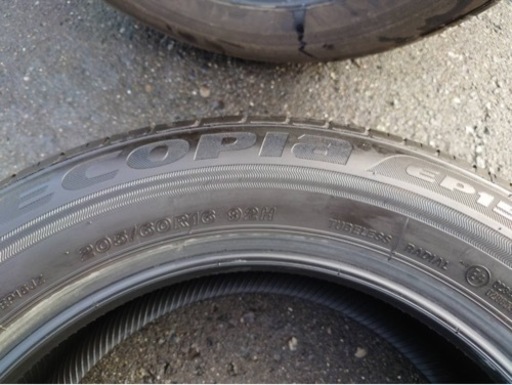 ブリヂストンBRIDGESTONE ブリジストン エコピア 2023年製 夏タイヤ4本セット 【美品】205/60R16 92H 札幌