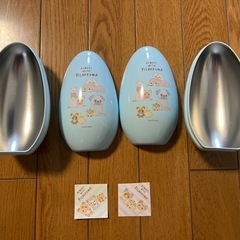 リラックマ　エッグ缶２種(シール入)の画像