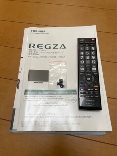 【使用頻度少】TOSHIBA/REGZA液晶テレビ 29インチ