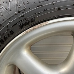 ボルボ純正ホイール・超バリ溝スタッドレスの画像