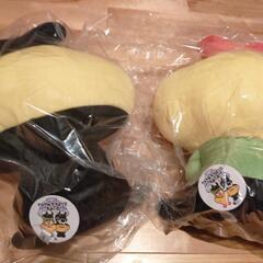 テンプラニンジャ　テンプラサムライ　BIGテンプラニンジャ＆サムライ　ぬいぐるみの画像