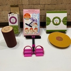 ダイエット器具3点セット ストレッチローラー シェイプアップトレ...