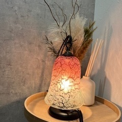 琉球ガラス ランプ 稲嶺盛吉さん
