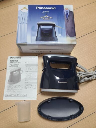 【美品】Panasonic衣類スチーマー　2WAY