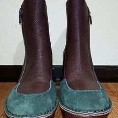 Hina Day Green ヒナデイグリーン 本革 24cmぐ...