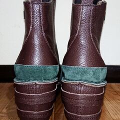 Hina Day Green ヒナデイグリーン 本革 24cmぐらい 4517 ショートブーツ レザーブーツ サイドジップ　ブラウンの画像