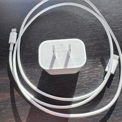 アップル純正　ライトニングケーブル＆充電器セット