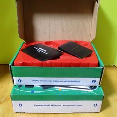 ワイヤレスインカムマイク ピンマイク付き ２台セットの画像