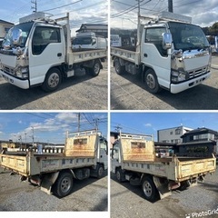 早い者勝ち！H17年いすゞエルフ低床2000kgダンプ！新明和工業製！床板凹み、腐食無し！フレーム状態いいです！の画像