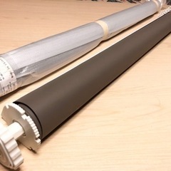 つっぱり式 2本セット ロールカーテン ブラウン  80cm幅×112cm ☆配送応相談☆の画像