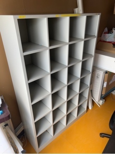 PLUS製　下駄箱　オープンシューズロッカー 24人用（4列6段）中古