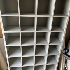PLUS製　下駄箱　オープンシューズロッカー 24人用（4列6段）中古の画像