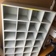 PLUS製　下駄箱　オープンシューズロッカー 24人用（4列6段）中古の画像