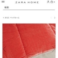 ZARA HOME ベッドカバー　ダブルの画像