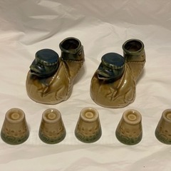河童の徳利とお猪口セット